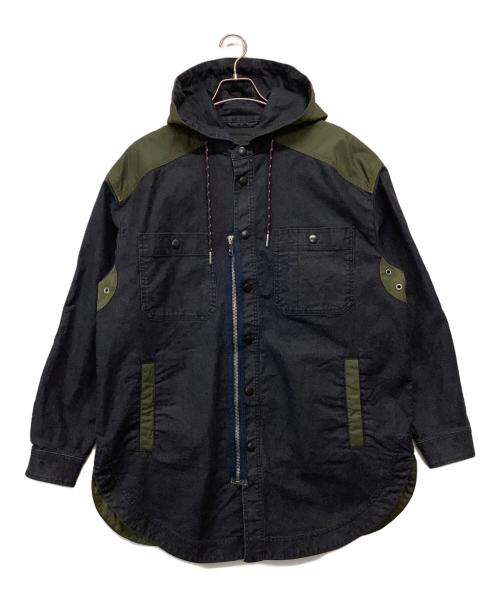 DIESEL（ディーゼル）DIESEL (ディーゼル) ミリタリーコート インディゴ サイズ:Sの古着・服飾アイテム