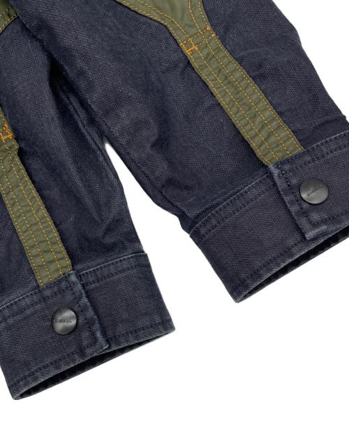 DIESEL（ディーゼル）DIESEL (ディーゼル) ミリタリーコート インディゴ サイズ:Sの古着・服飾アイテム