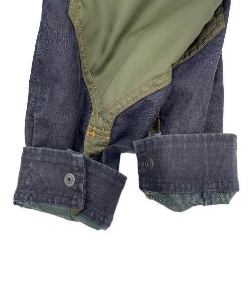 DIESEL（ディーゼル）DIESEL (ディーゼル) ミリタリーコート インディゴ サイズ:Sの古着・服飾アイテム