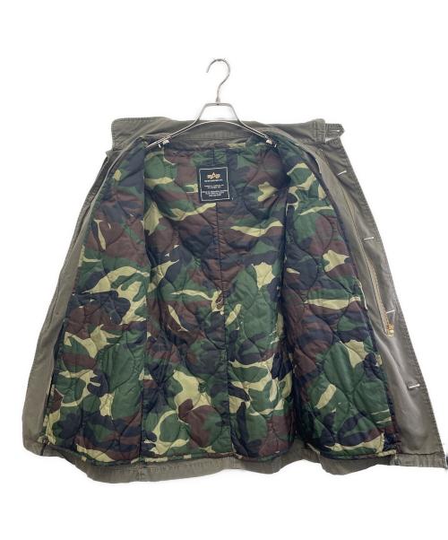 ALPHA（アルファ）ALPHA (アルファ) ミリタリージャケット グリーン サイズ:Mの古着・服飾アイテム