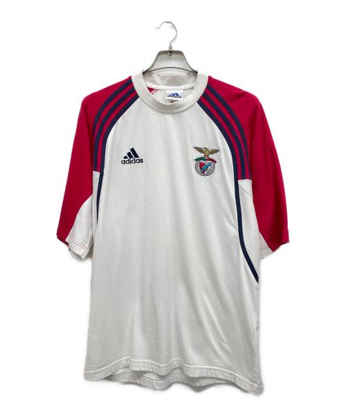 adidas（アディダス）adidas (アディダス) シャツ レッド サイズ:Lの古着・服飾アイテム