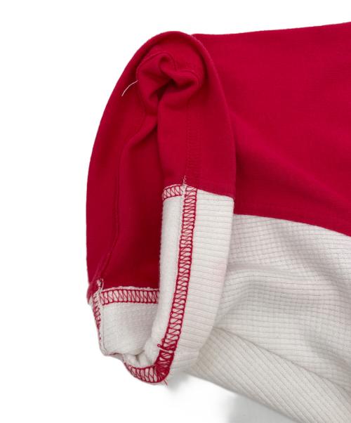 adidas（アディダス）adidas (アディダス) シャツ レッド サイズ:Lの古着・服飾アイテム