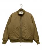 nanamicaナナミカ）の古着「インサレーションバーシティジャケット　Insulation Varsity Jacket」｜ブラウン