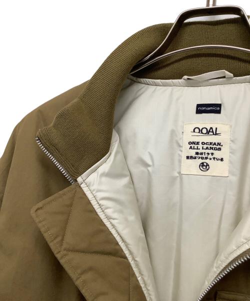 nanamica（ナナミカ）nanamica (ナナミカ) インサレーションバーシティジャケット　Insulation Varsity Jacket ブラウン サイズ:Mの古着・服飾アイテム