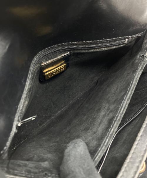 GUCCI（グッチ）GUCCI (グッチ) OLD GUCCI / ショルダーバッグ ブラックの古着・服飾アイテム