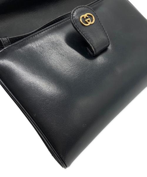 GUCCI（グッチ）GUCCI (グッチ) OLD GUCCI / ショルダーバッグ ブラックの古着・服飾アイテム