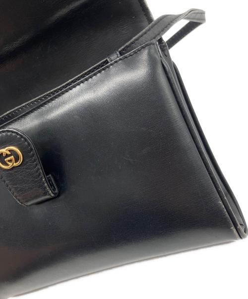 GUCCI（グッチ）GUCCI (グッチ) OLD GUCCI / ショルダーバッグ ブラックの古着・服飾アイテム