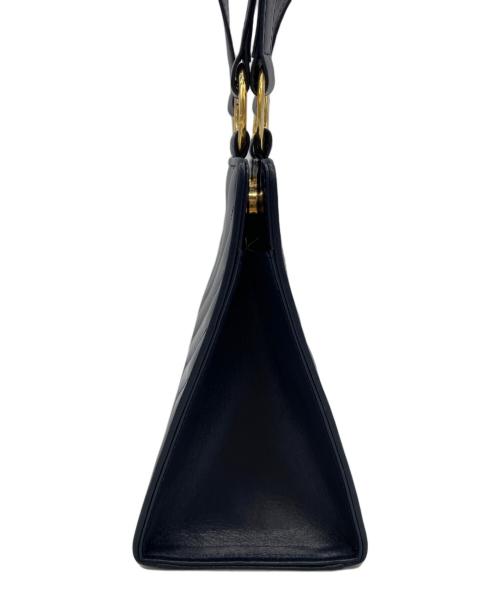 Yves Saint Laurent（イヴサンローラン）Yves Saint Laurent (イヴサンローラン) ハンドバッグ ネイビーの古着・服飾アイテム