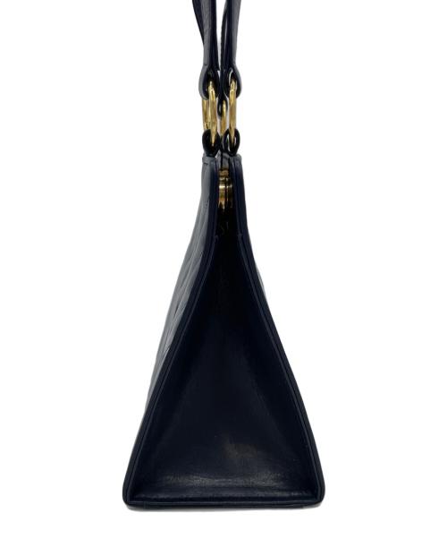 Yves Saint Laurent（イヴサンローラン）Yves Saint Laurent (イヴサンローラン) ハンドバッグ ネイビーの古着・服飾アイテム