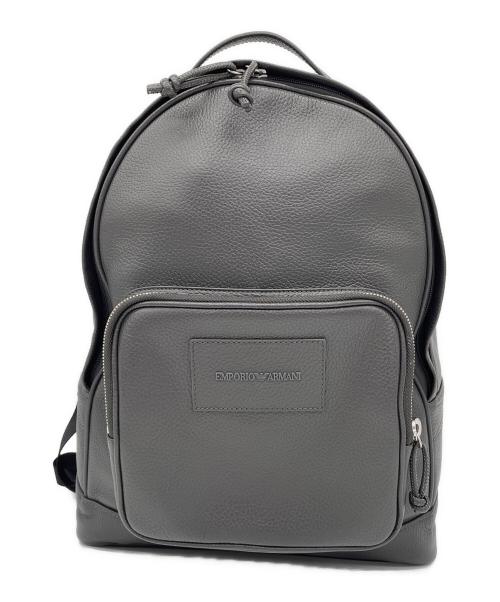 EMPORIO ARMANI（エンポリオアルマーニ）EMPORIO ARMANI (エンポリオアルマーニ) ラウンドバックパック グレーの古着・服飾アイテム