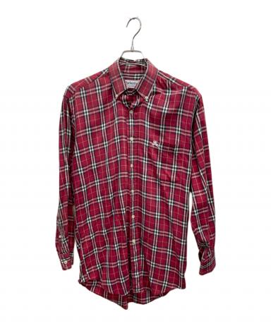 中古・古着通販】Burberry's (バーバリーズ) チェックシャツ レッド