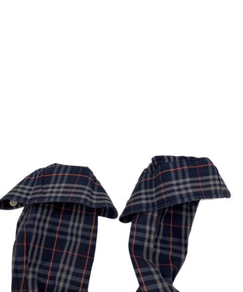 Burberry's（バーバリー）Burberry's (バーバリー) チェックシャツ ネイビー サイズ:Mの古着・服飾アイテム
