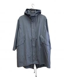 YLEVE（イレーヴ）の古着「コットンタフタモッズコート」｜スカイブルー