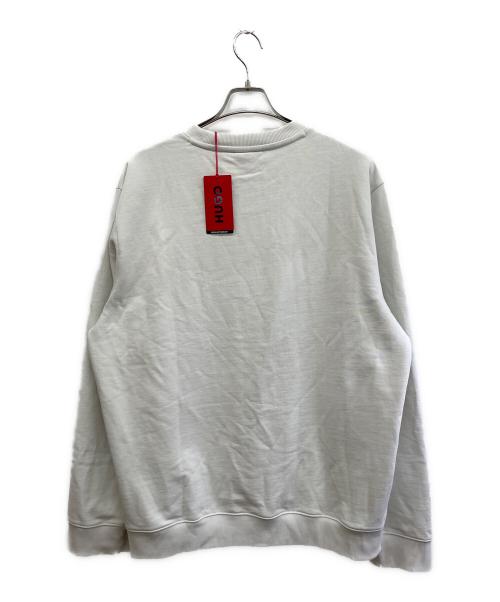 HUGO BOSS（ヒューゴ ボス）HUGO BOSS (ヒューゴ ボス) スウェット ホワイト サイズ:XXLの古着・服飾アイテム