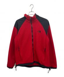 THE NORTH FACE（ザ ノース フェイス）の古着「フリースジャケット」｜レッド×ブラック