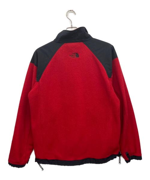 THE NORTH FACE（ザ ノース フェイス）THE NORTH FACE (ザ ノース フェイス) フリースジャケット レッド×ブラック サイズ:Mの古着・服飾アイテム