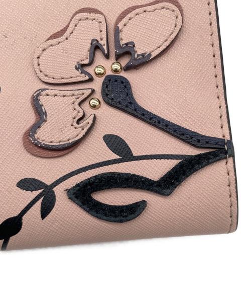 Kate Spade（ケイトスペード）Kate Spade (ケイトスペード) リルトレットウォレット ネイビー×ピンクの古着・服飾アイテム