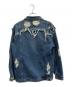 BECOME TREE (ビカムツリー) ダメージデニムジャケット インディゴ サイズ:不明：15000円