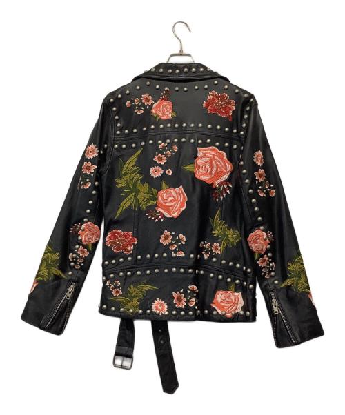 LPA（エルピーエー）LPA (エルピーエー) スタッズライダースレザージャケット ブラック サイズ:Ｓの古着・服飾アイテム