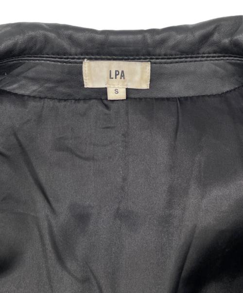 LPA（エルピーエー）LPA (エルピーエー) スタッズライダースレザージャケット ブラック サイズ:Ｓの古着・服飾アイテム