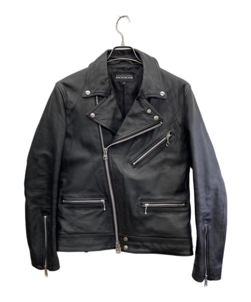 JACKROSE（ジャックローズ）JACKROSE (ジャックローズ) ライダースジャケット ブラック サイズ:4の古着・服飾アイテム