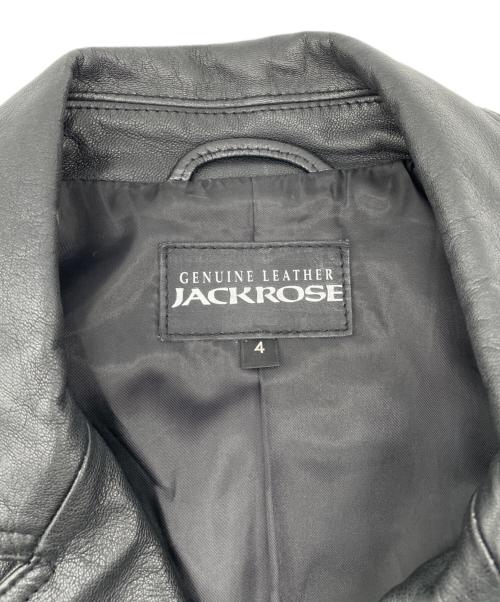 JACKROSE（ジャックローズ）JACKROSE (ジャックローズ) ライダースジャケット ブラック サイズ:4の古着・服飾アイテム