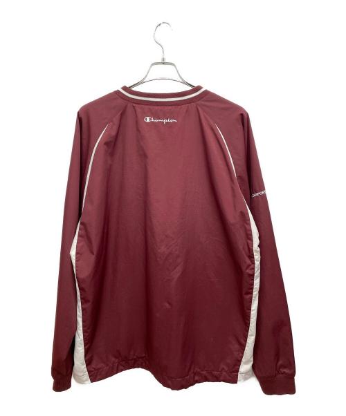 Champion（チャンピオン）Champion (チャンピオン) プルオーバーウインドブレーカー ブラウン サイズ:Lの古着・服飾アイテム