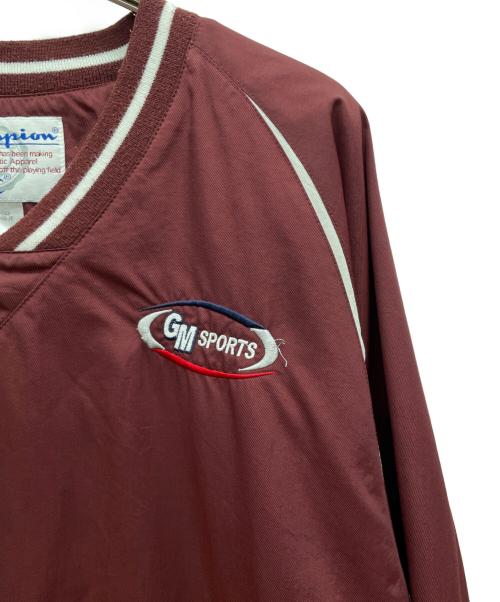 Champion（チャンピオン）Champion (チャンピオン) プルオーバーウインドブレーカー ブラウン サイズ:Lの古着・服飾アイテム