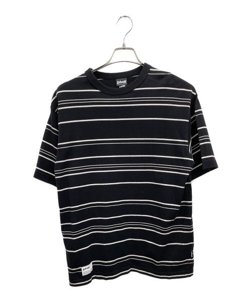 Schott（ショット）Schott (ショット) ボーダーTシャツ ブラック サイズ:Mの古着・服飾アイテム