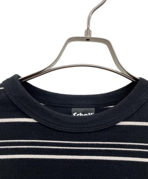Schott（ショット）Schott (ショット) ボーダーTシャツ ブラック サイズ:Mの古着・服飾アイテム