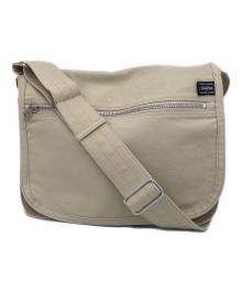 PORTER（ポーター）の古着「メッセンジャーバッグ」｜ベージュ