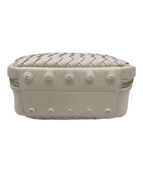 COLE HAAN（コールハーン）COLE HAAN (コールハーン) 2WAY編み込みバッグ ホワイトの古着・服飾アイテム