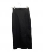 AP STUDIOエーピーストゥディオ）の古着「フィブリルキュプラ スカート」｜ブラック