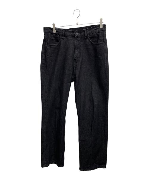 Adam et Rope（アダム エ ロペ）Adam et Rope (アダム エ ロペ) デニム センタークリース スラックス グレー サイズ:Mの古着・服飾アイテム