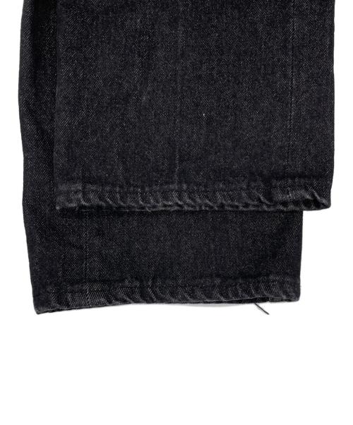 Adam et Rope（アダム エ ロペ）Adam et Rope (アダム エ ロペ) デニム センタークリース スラックス グレー サイズ:Mの古着・服飾アイテム