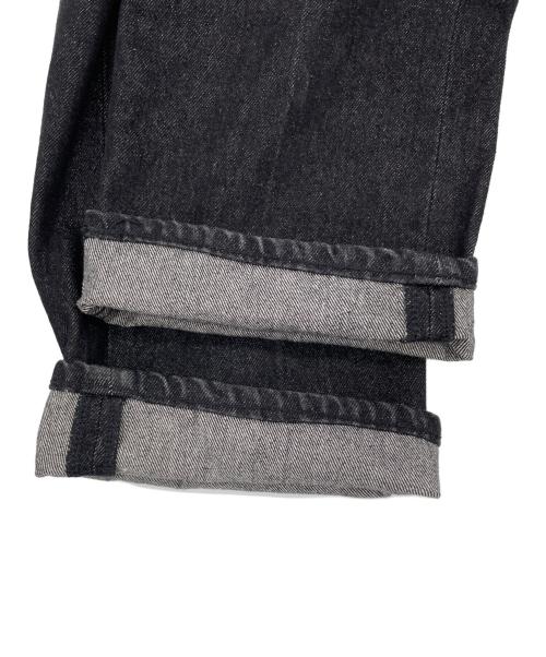 Adam et Rope（アダム エ ロペ）Adam et Rope (アダム エ ロペ) デニム センタークリース スラックス グレー サイズ:Mの古着・服飾アイテム