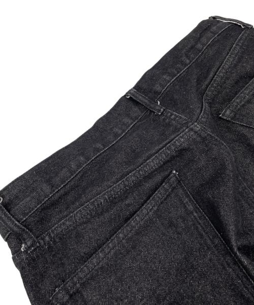 Adam et Rope（アダム エ ロペ）Adam et Rope (アダム エ ロペ) デニム センタークリース スラックス グレー サイズ:Mの古着・服飾アイテム