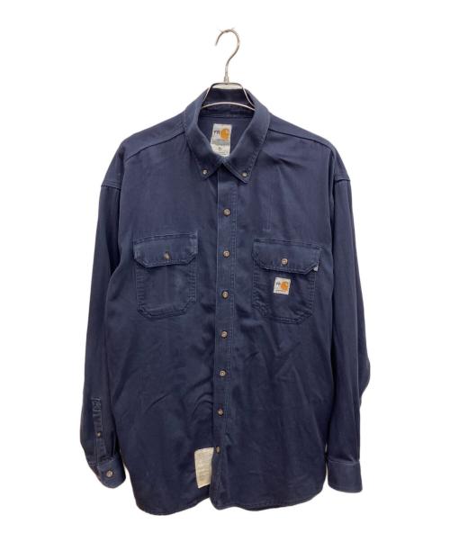 CarHartt（カーハート）CarHartt (カーハート) ワークシャツ ネイビー サイズ:XLの古着・服飾アイテム