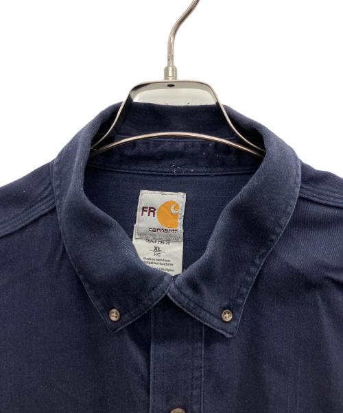 CarHartt（カーハート）CarHartt (カーハート) ワークシャツ ネイビー サイズ:XLの古着・服飾アイテム