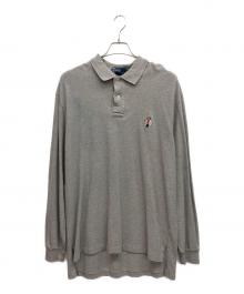 POLO RALPH LAUREN（ポロ・ラルフローレン）の古着「長袖ポロシャツ」｜グレー