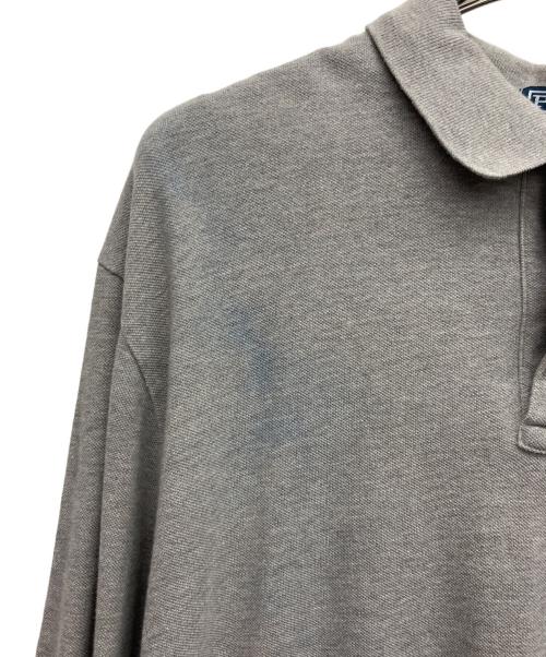 POLO RALPH LAUREN（ポロ・ラルフローレン）POLO RALPH LAUREN (ポロ・ラルフローレン) 長袖ポロシャツ グレー サイズ:XLの古着・服飾アイテム