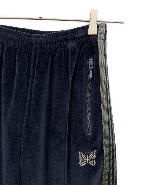 Needles（ニードルズ）Needles (ニードルズ) ベロアナロートラックパンツ ネイビー サイズ:Mの古着・服飾アイテム