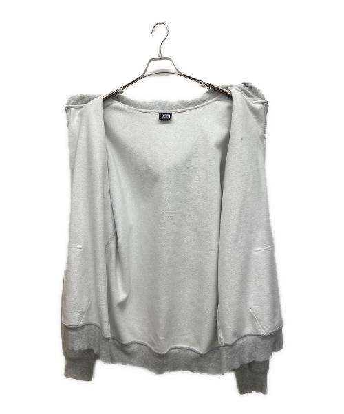 stussy（ステューシー）stussy (ステューシー) ジップパーカー ライトグレー サイズ:XLの古着・服飾アイテム