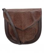 Yves Saint Laurentイヴサンローラン）の古着「ショルダーバッグ」｜ブラウン