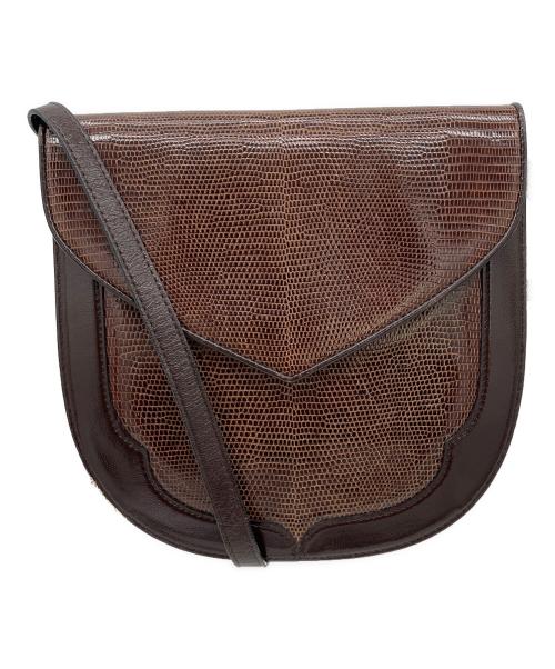 Yves Saint Laurent（イヴサンローラン）Yves Saint Laurent (イヴサンローラン) ショルダーバッグ ブラウンの古着・服飾アイテム