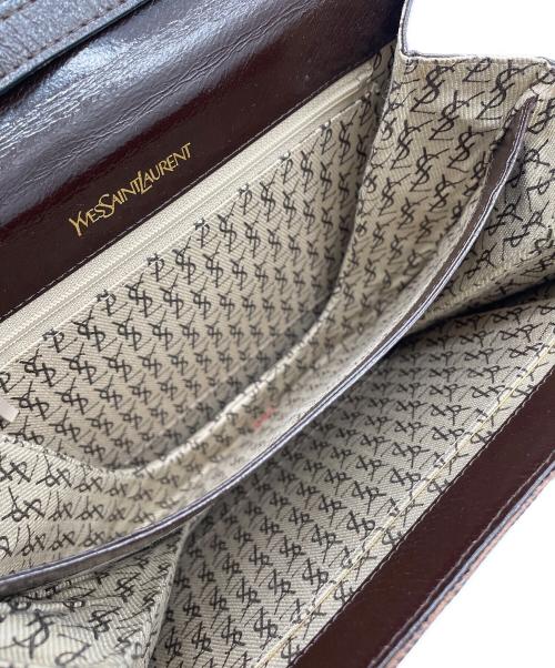 Yves Saint Laurent（イヴサンローラン）Yves Saint Laurent (イヴサンローラン) ショルダーバッグ ブラウンの古着・服飾アイテム