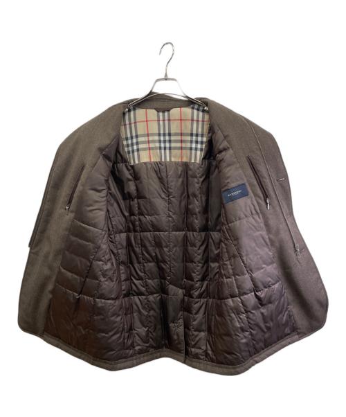 BURBERRY LONDON（バーバリーロンドン）BURBERRY LONDON (バーバリーロンドン) カシミア混ダウンジャケット ブラウン サイズ:Lの古着・服飾アイテム