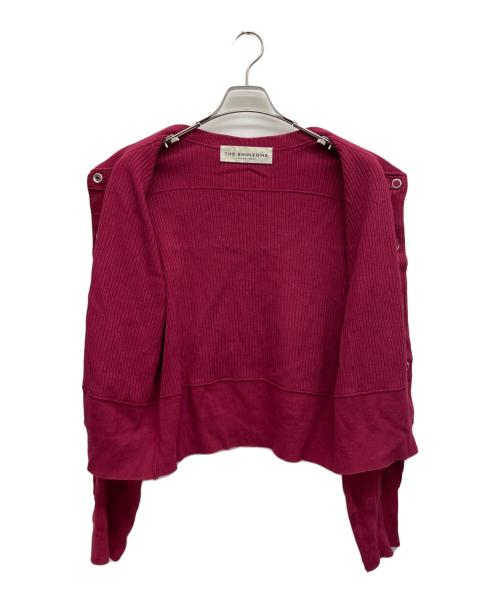 THE SHINZONE（ザ シンゾーン）THE SHINZONE (ザ シンゾーン) ケープリン カーディガン レッド サイズ:Fの古着・服飾アイテム