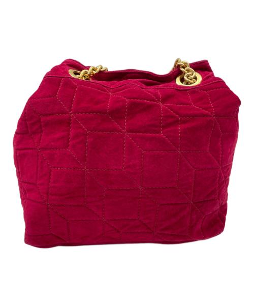 BALLY（バリー）BALLY (バリー) 巾着バッグ ワインレッドの古着・服飾アイテム