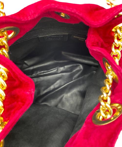 BALLY（バリー）BALLY (バリー) 巾着バッグ ワインレッドの古着・服飾アイテム